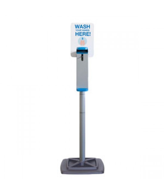 Painted Steel Free Standing Hand Sanitiser Dispenser Painted Steel Free Standing Hand Sanitiser Dispenser